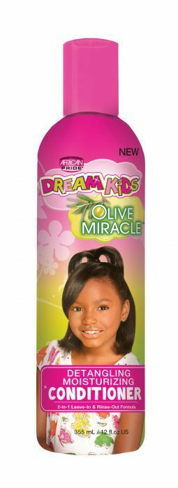 African Pride Dream Kids Olive Miracle Detangling Moisturizing Conditioner 355ml African Pride