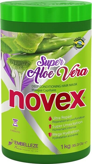 Novex Mystic Super Aloe Vera Deep Conditioning Hair Mask 1kg Novex