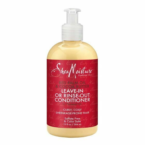 Shea Moisture Red Palm Oil & Cocoa Butter Leave in or Rins Out Conditioner 384ml Shea Moisture