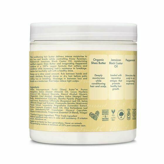 Shea Moisture Jamaican Black Castor Strengthen & Restore Twist Loc Butter 170g Shea Moisture