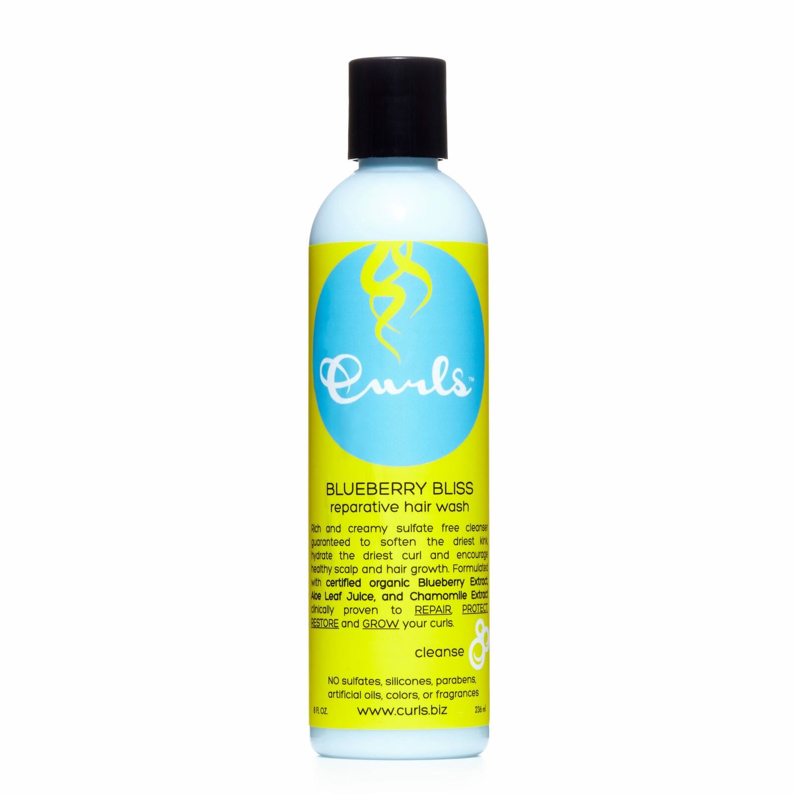 Curls Blueberry Bliss Reparative Hair Wash 236ml Curls