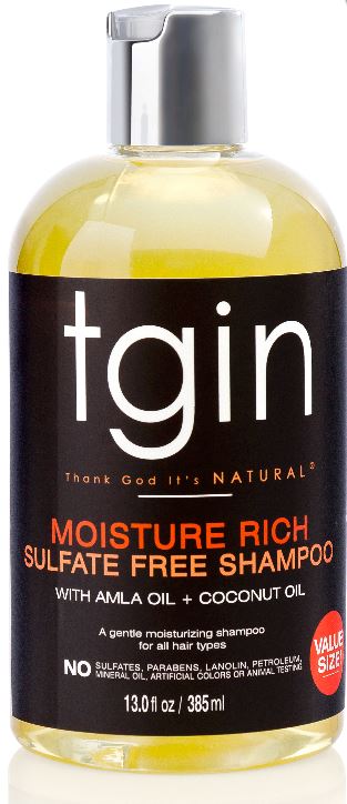 TGIN Moisture Rich Sulfate Free Shampoo 385ml TGIN