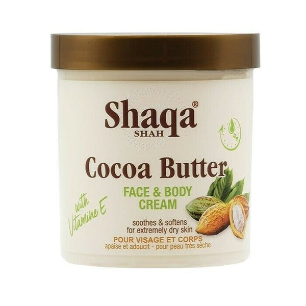 Shaqa Shah Cocoa Butter Face & Body Cream 450ml Shaqa Shah