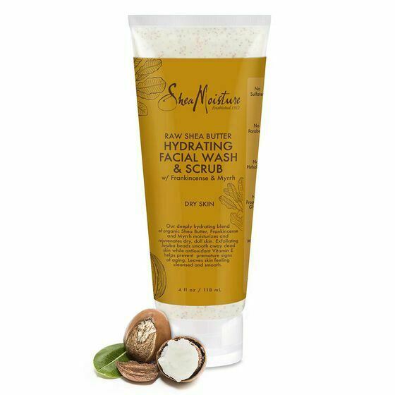 Shea Moisture Raw Shea Butter Facial Wash & Scrub 118ml Shea Moisture