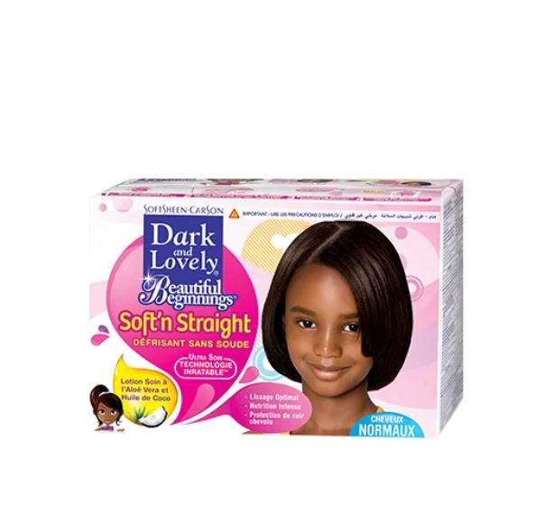 Dark & Lovely Beautiful Beginnings Scalp Care Relaxer Kit Normal Dark and Lovely