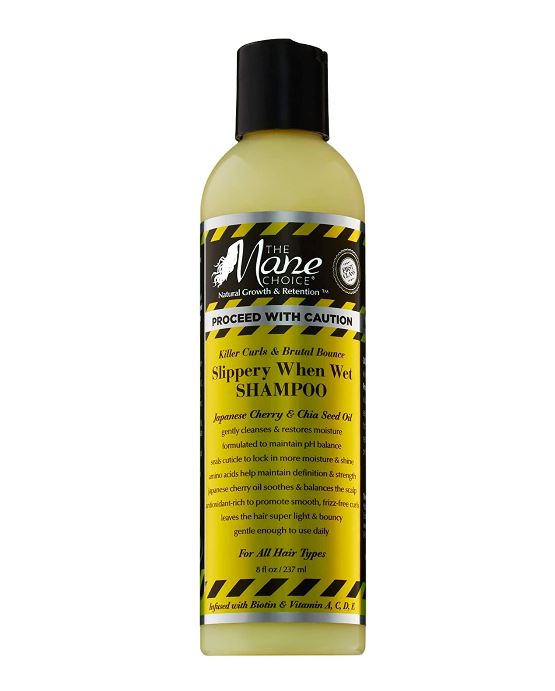 The Mane Choice PROCEED WITH CAUTION SLIPPERY WHEN WET SHAMPOO 237ml The Mane Choice