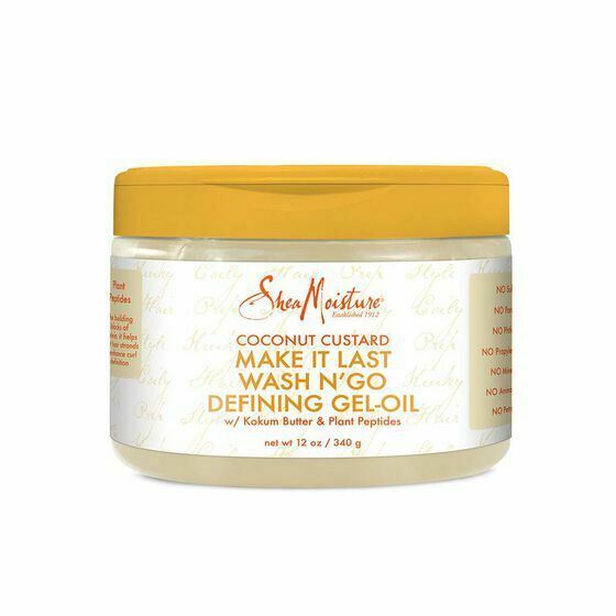 Shea Moisture Coconut Custard Make It Last Wash N' Go Defining Gel-Oil 340g Shea Moisture