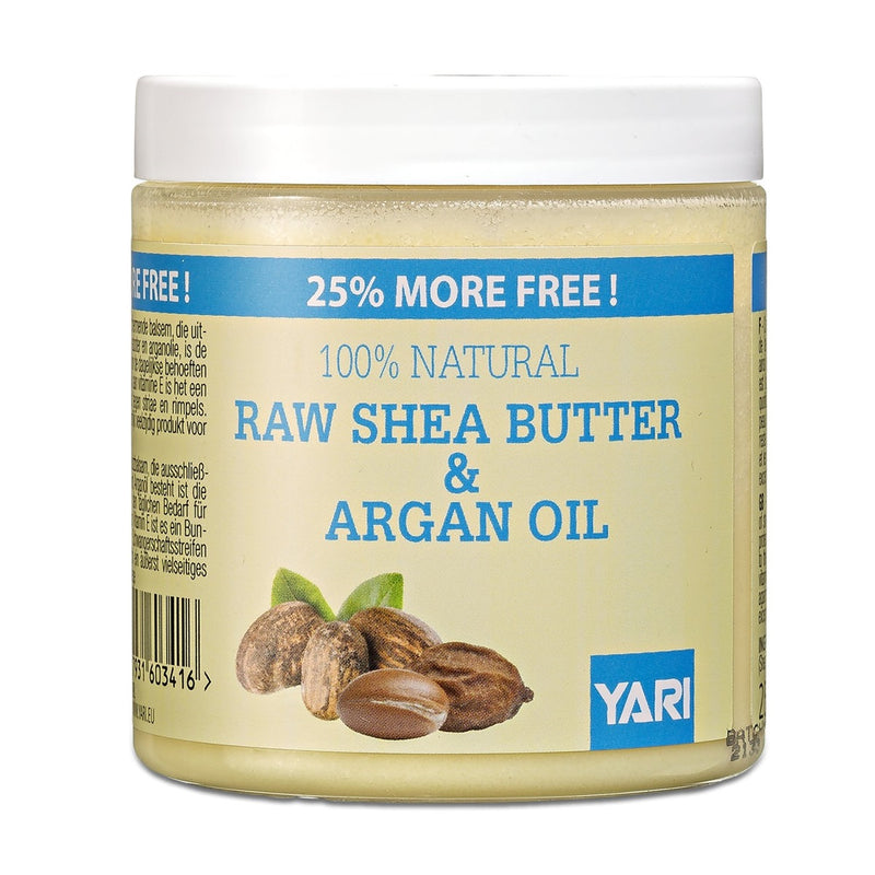 Yari 100% Natural Raw Shea Butter & Argan Oil 250ml Yari