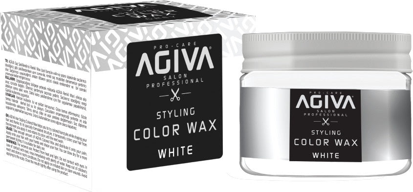 Agiva Hair Styling Color Wax White 120ml Agiva