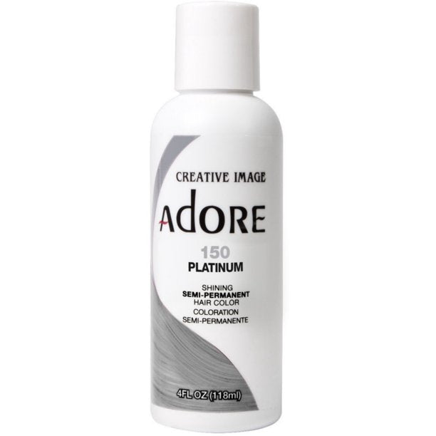 Adore Creative Image Semi Permanent Hair Color 150 Platinum 118ml Adore