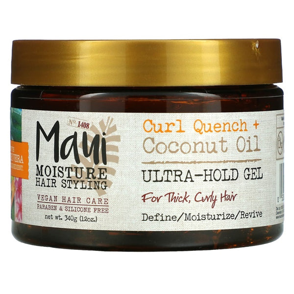 Maui Moisture Curl Quench + Coconut Oil Ultra-Hold Defining Gel 340g Maui Moisture