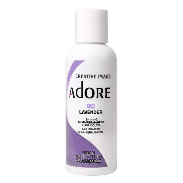 Adore Creative Image Semi Permanent Hair Color 90 Lavender 118ml Adore