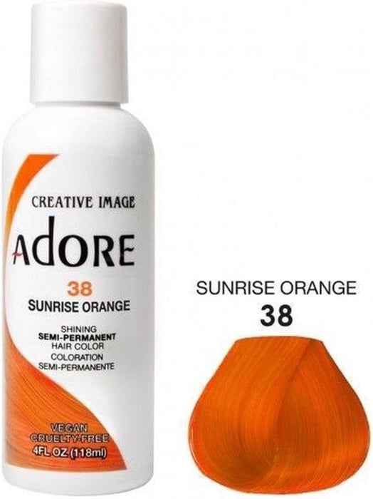 Adore Creative Image Semi Permanent Hair Color 38 Sunrise Orange 118ml Adore