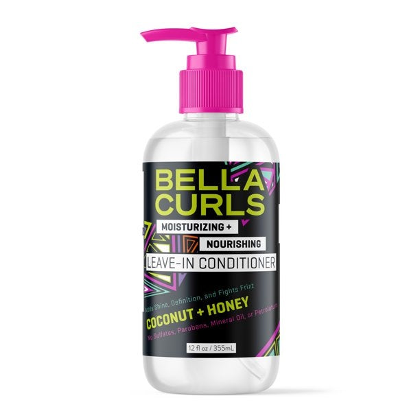 Bella Curls Coconut + Honey Moisturizing + Nourishing Leave-in Conditioner 355ml Bella Curls