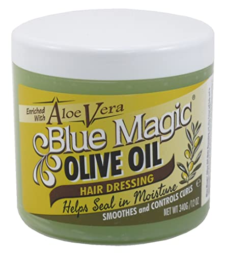 Blue Magic Aloe Vera Olive Oil Hair Dressing 340g Blue Magic