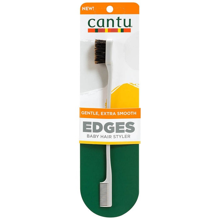 Cantu Accessories Gentle, Extra Smooth Edges Baby Hair Styler Brush #07936-36 Cantu