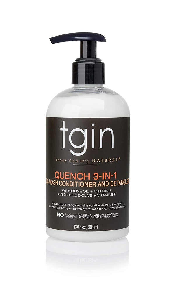 TGIN Quench 3-in-1 Co-Wash Conditioner & Detangler 384ml TGIN