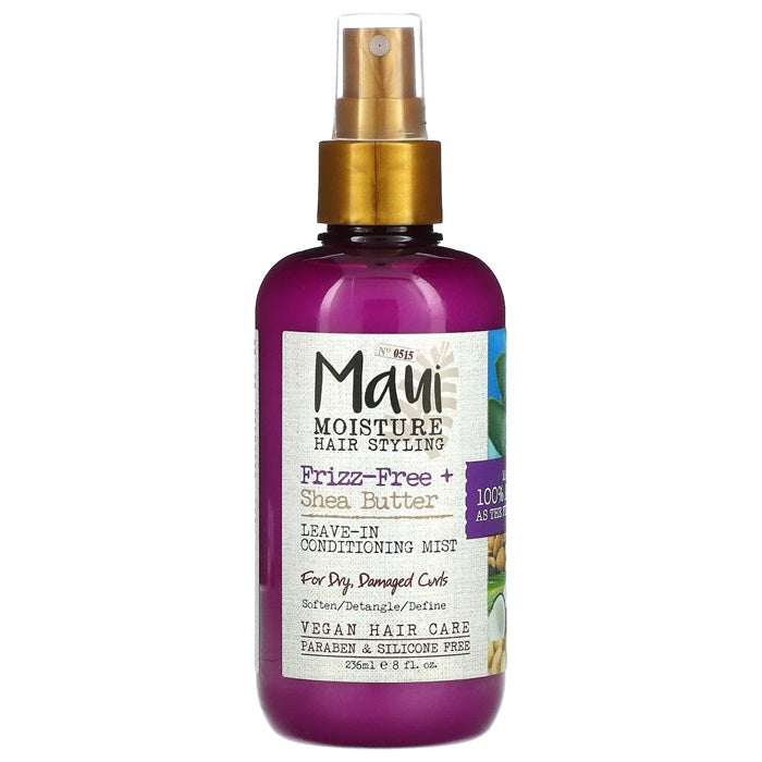 Maui Moisture Frizz Free + Shea Butter Leave-In Conditioning Mist 236ml Maui Moisture