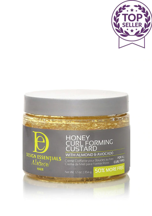 Design Essentials Almond & Avocado Honey Curl Forming Custard 354g Design Essentials