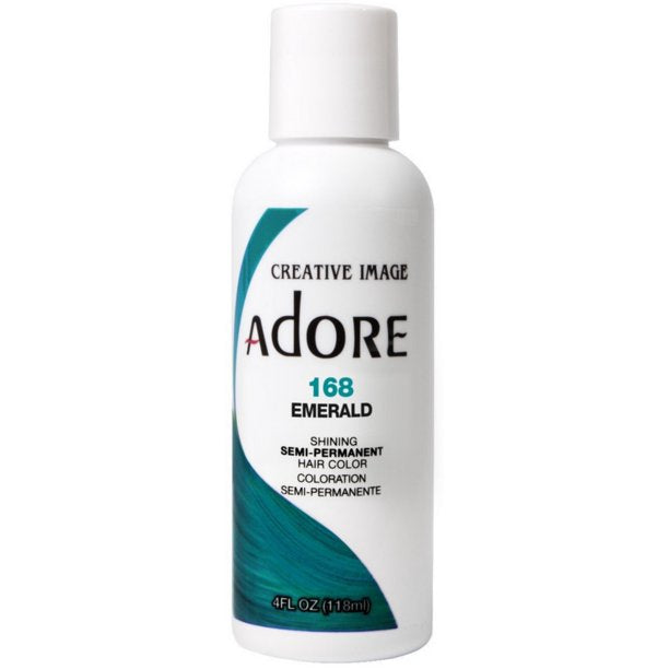 Adore Creative Image Semi Permanent Hair Color 168 Emerald 118ml Adore