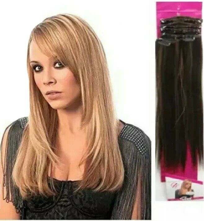 Sleek Fashion Idol 101 Hot European Weave 5 Pcs Clip-In Hair Extension 18'' Zoll Sleek