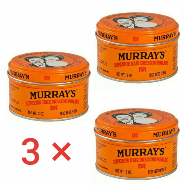 Murray's Superior Hair Dressing Pomade Regular 3 × 85g Murray`s