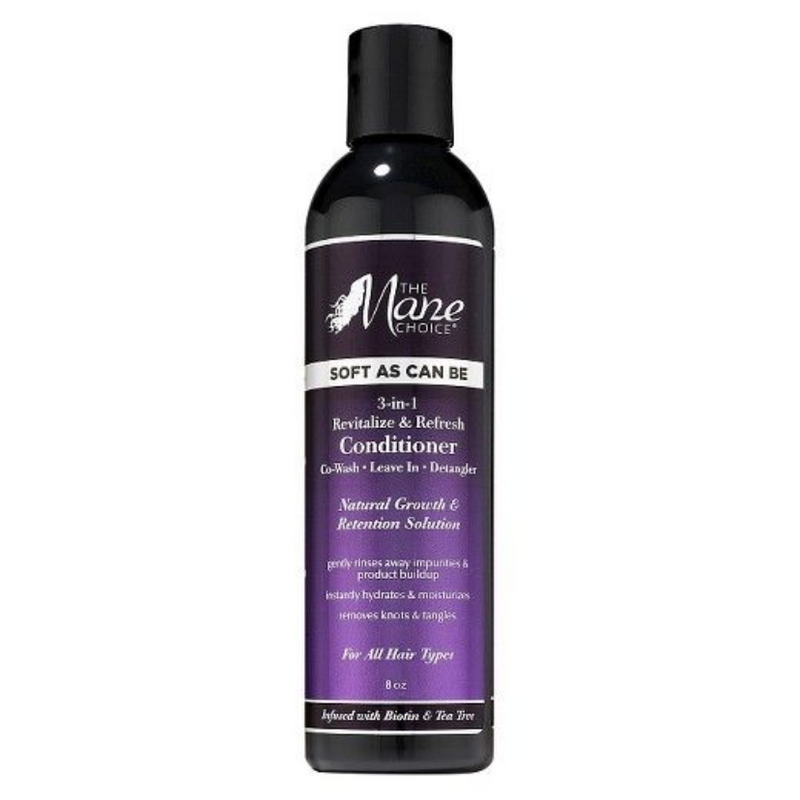 The Mane Choice Soft  Revitalize & Refresh 3-in-1 Co-Wash, Leave In, Detangler 227g The Mane Choice