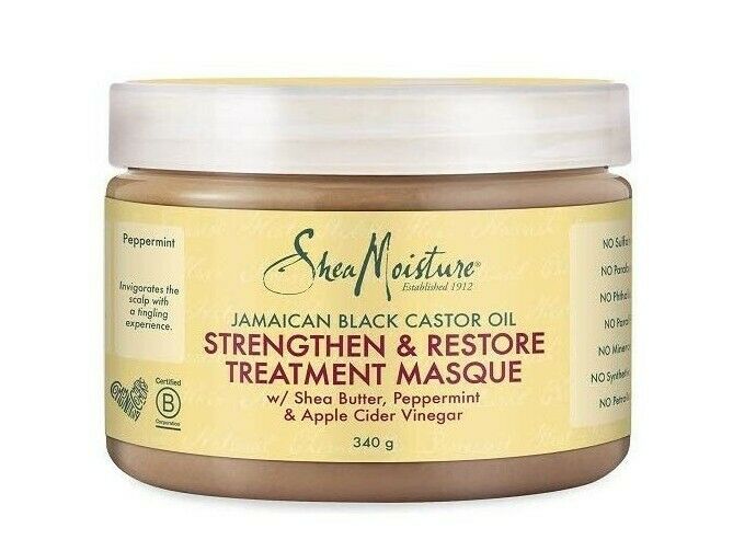 Shea Moisture Jamaican Black Castor Oil Hair Treatment Masque 340g Shea Moisture