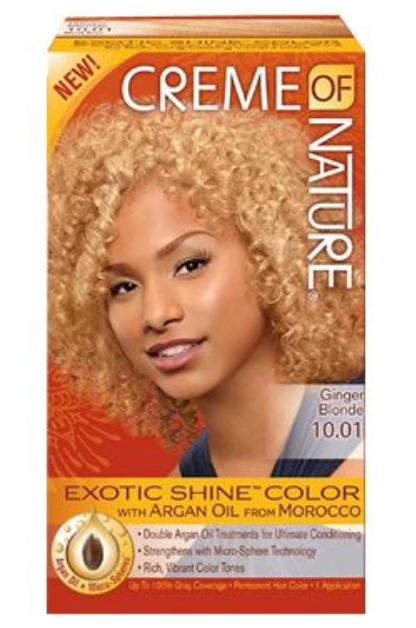 Creme of Nature Gel Hair Color Ginger Blond #10.01 Gel Arganöl Creme of Nature Argan Oil