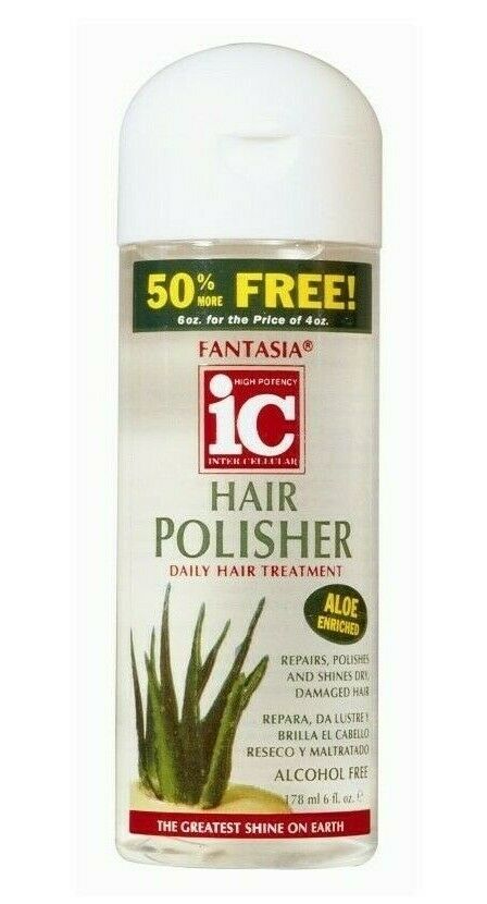 Fantasia IC Aloevera Hair Polisher Daily Hair Treatment 178ml 6oz (white) Fantasia