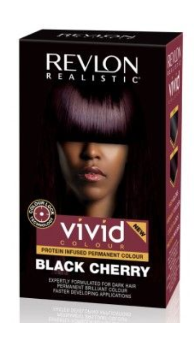 Revlon Realistic Vivid Black Cherry Hair Color Permanente Haarfarbe Creme 110ml Revlon