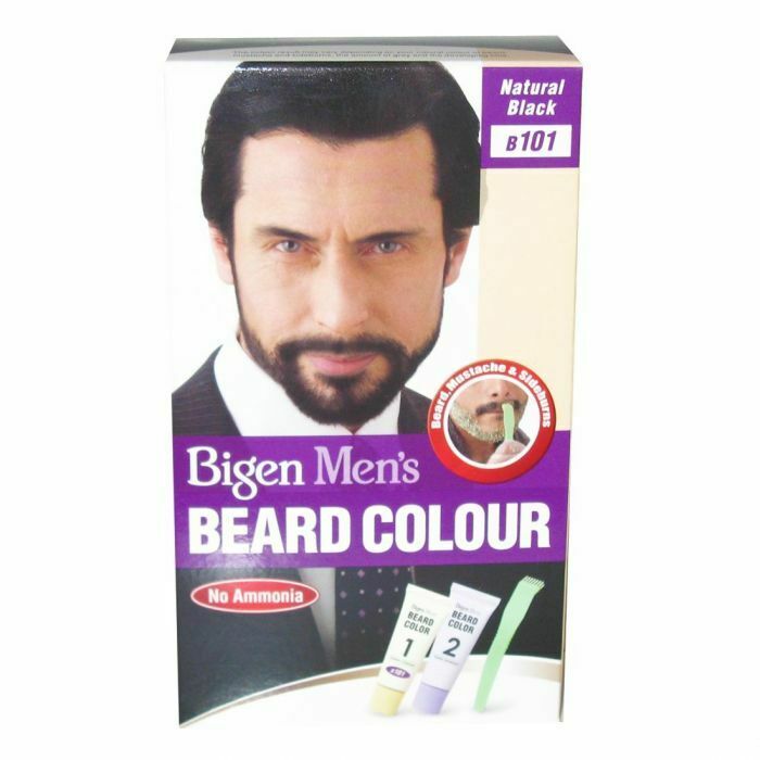 Bigen Men's Natural Black B101 Beard Color - Bartfarbe Schwarz Bigen