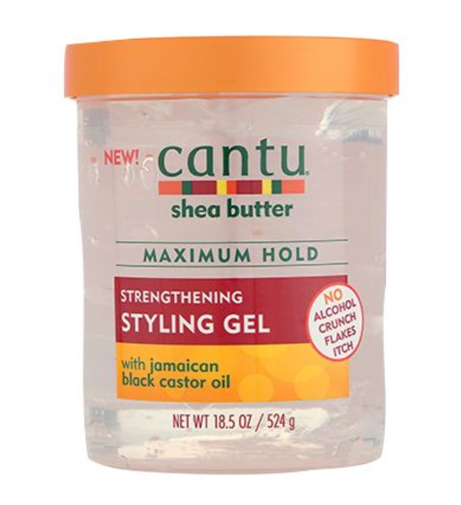 Cantu Shea Butter Maximum Hold Styling Gel Jamaican Black Castor Oil 524g 18.5oz Cantu