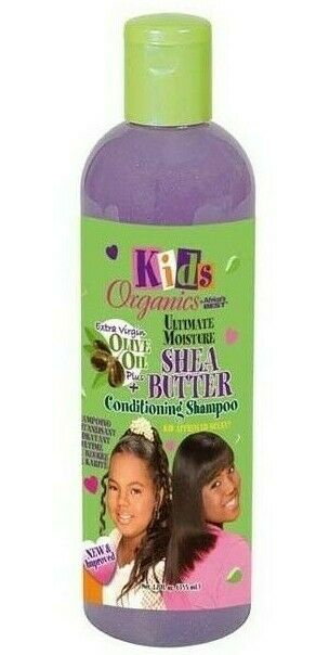 Africa's Best Kids Organics Shea Shampoo 355ml + Extra Virgin Olive Oil Africa's Best