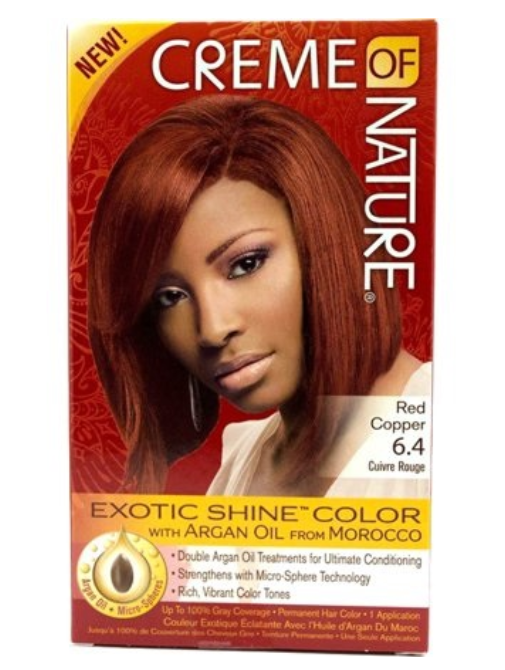 Creme of Nature Gel Hair Color Red Copper #6.4 Haarfarbe Gel with Argan Oil Creme of Nature Argan Oil