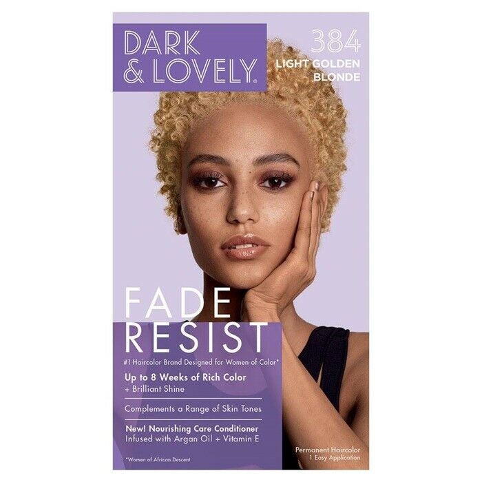 Dark and Lovely Fade-Resistant Hair Color 384 Light Golden Blonde  - Haarfarbe Dark and Lovely