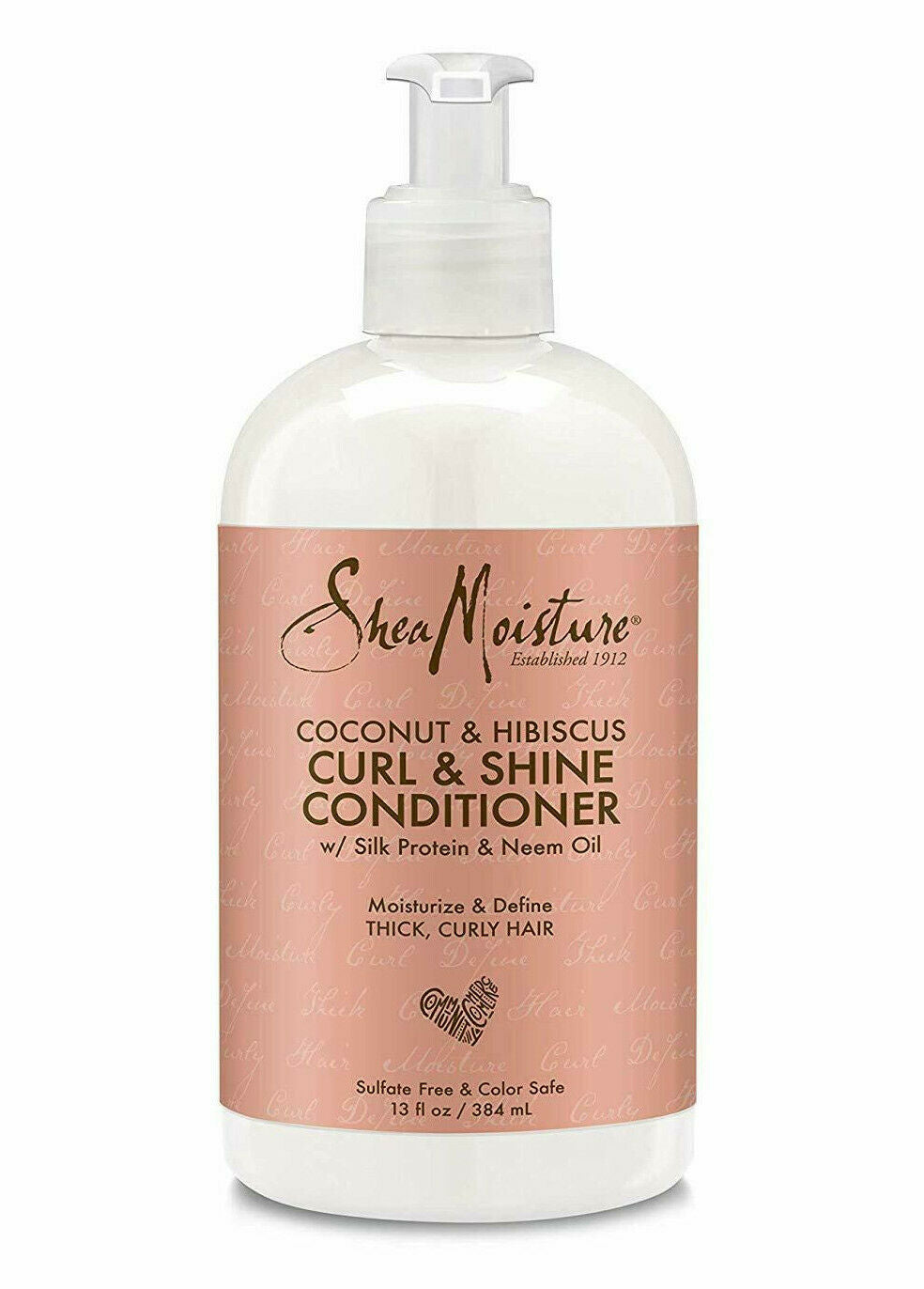 Shea Moisture Coconut Hibiscus Curl & Shine Conditioner 384ml Shea Moisture