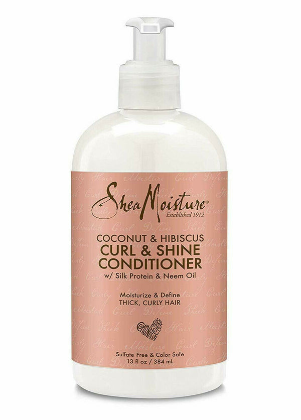 Shea Moisture Coconut Hibiscus Curl & Shine Conditioner 384ml Shea Moisture