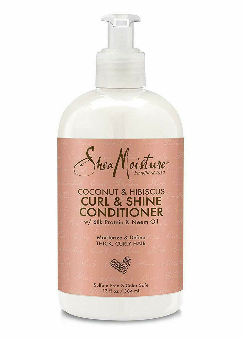 Shea Moisture Coconut Hibiscus Curl & Shine Conditioner 384ml Shea Moisture