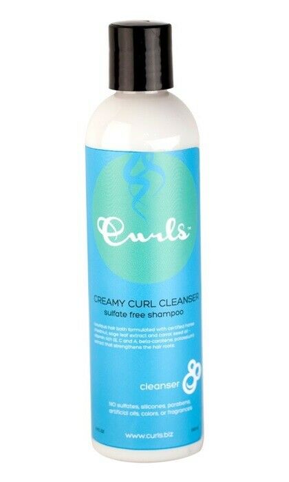 Curls Creamy Curl Cleanser Sulfate Free Shampoo 236ml 8oz Curls