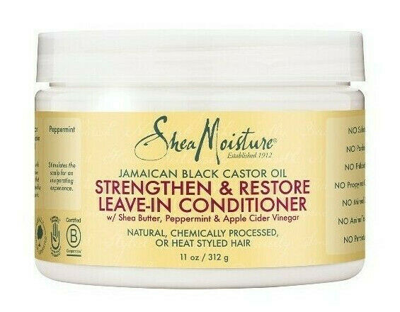 Shea Moisture Jamaican Black Castor Strengthen Leave In Conditioner 312g Shea Moisture