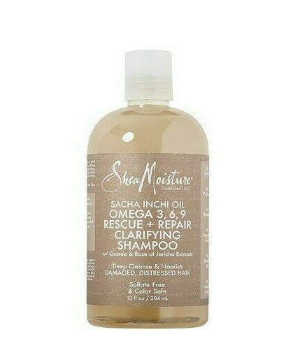 Shea Moisture Sacha Inchi Oil Omega Rescue + Repair Shampoo 384ml 13 oz Shea Moisture