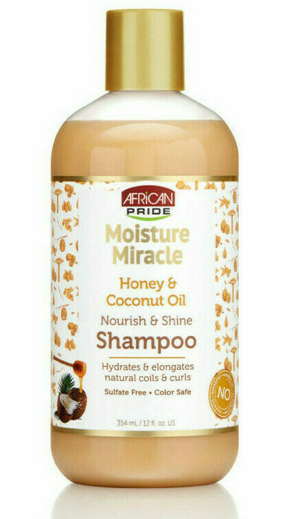African Pride Moisture Miracle Honey & Coconut Oil Shampoo 354ml African Pride