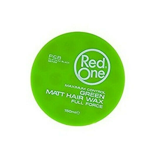 Red One Green Wax Maximum Control Matt Hair Wax Full Force 150ml Haarwachs RedOne