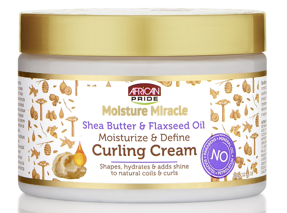 African Pride Moisture Miracle Shea Butter & Flaxseed Oil Curling Cream 340g African Pride