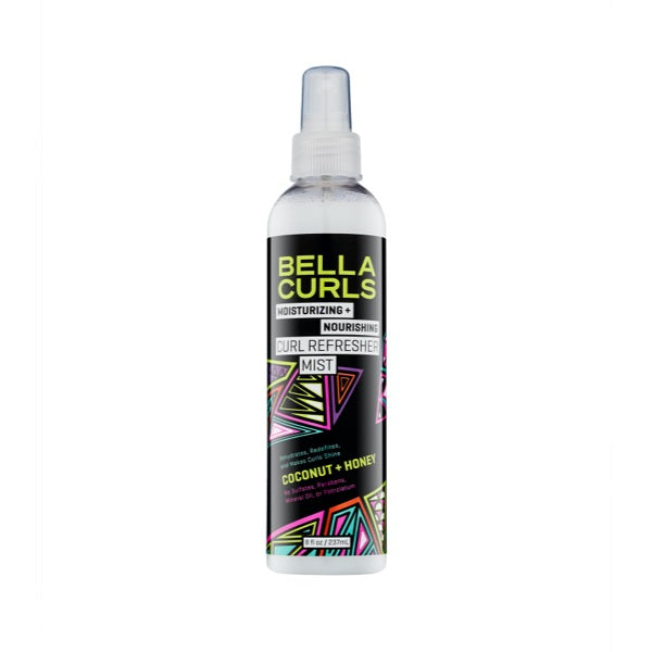 Bella Curls Coconut + Honey Moisturizing + Nourishing Curl Refresher Mist 236ml Bella Curls