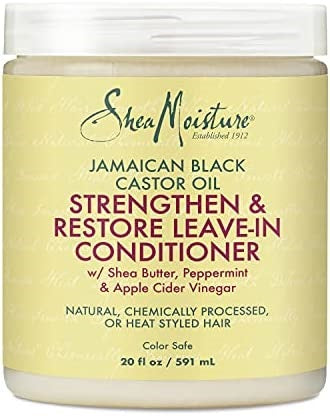 Shea Moisture Jamaican Black Castor Strengthen Leave In Conditioner 591ml Shea Moisture
