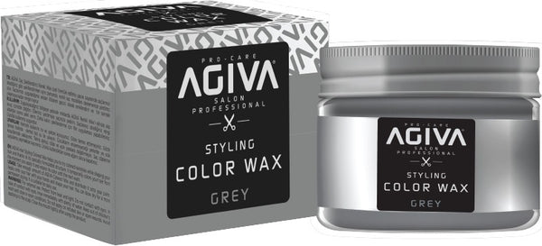 Agiva Hair Styling Color Wax Grey 120ml Agiva