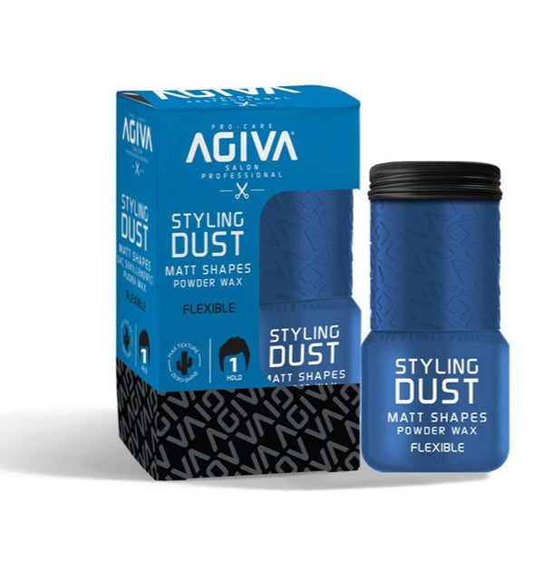 Agiva Styling Dust Matt Shapes Powder Wax Flexible Blue 03 Hold 20g Agiva