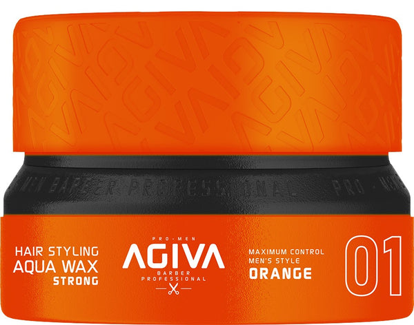 Agiva Hair Styling Aqua Wax Strong Orange 01 155ml Agiva